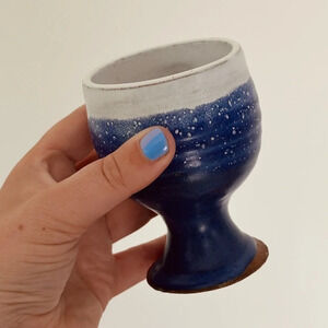 Ceramic  goblet
